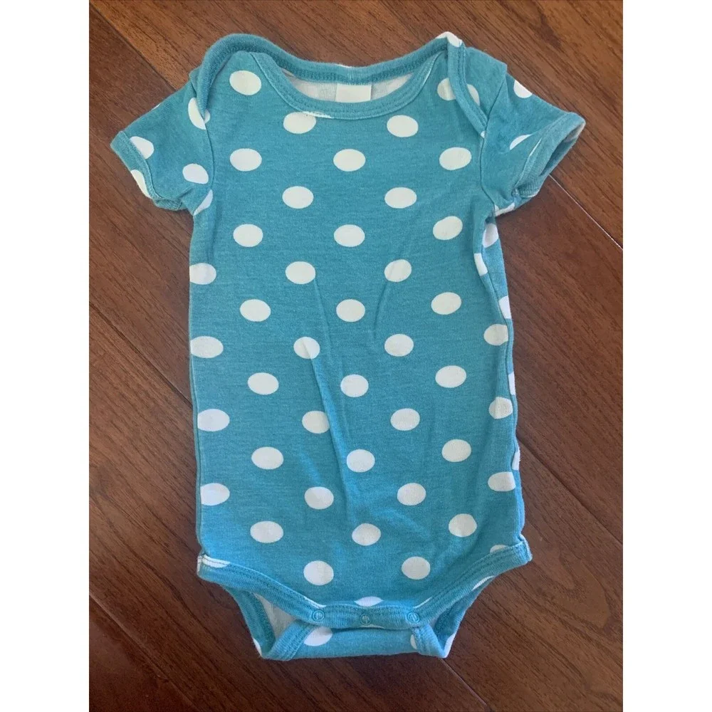 Baby Girl One Piece Cotton Bodysuits Size 3-6 Months Short Sleeve lot of eleven
